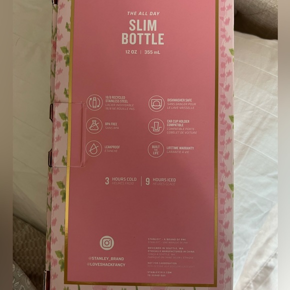 Stanley Loveshack 12 oz water bottle - Picture 4 of 6